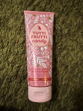 New Bath & Body Works Tutti Frutti Candy Pink Body Cream